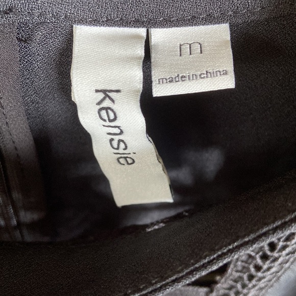 NWT KENSIE Black LACE DRESS medium new with tags RETAILS $198 - Picture 8 of 10